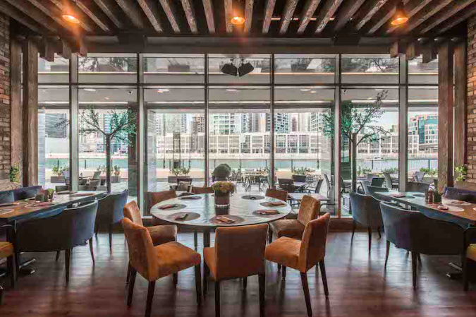 An image of Beau River Bistro- one of the best business lunch spots in Dubai
