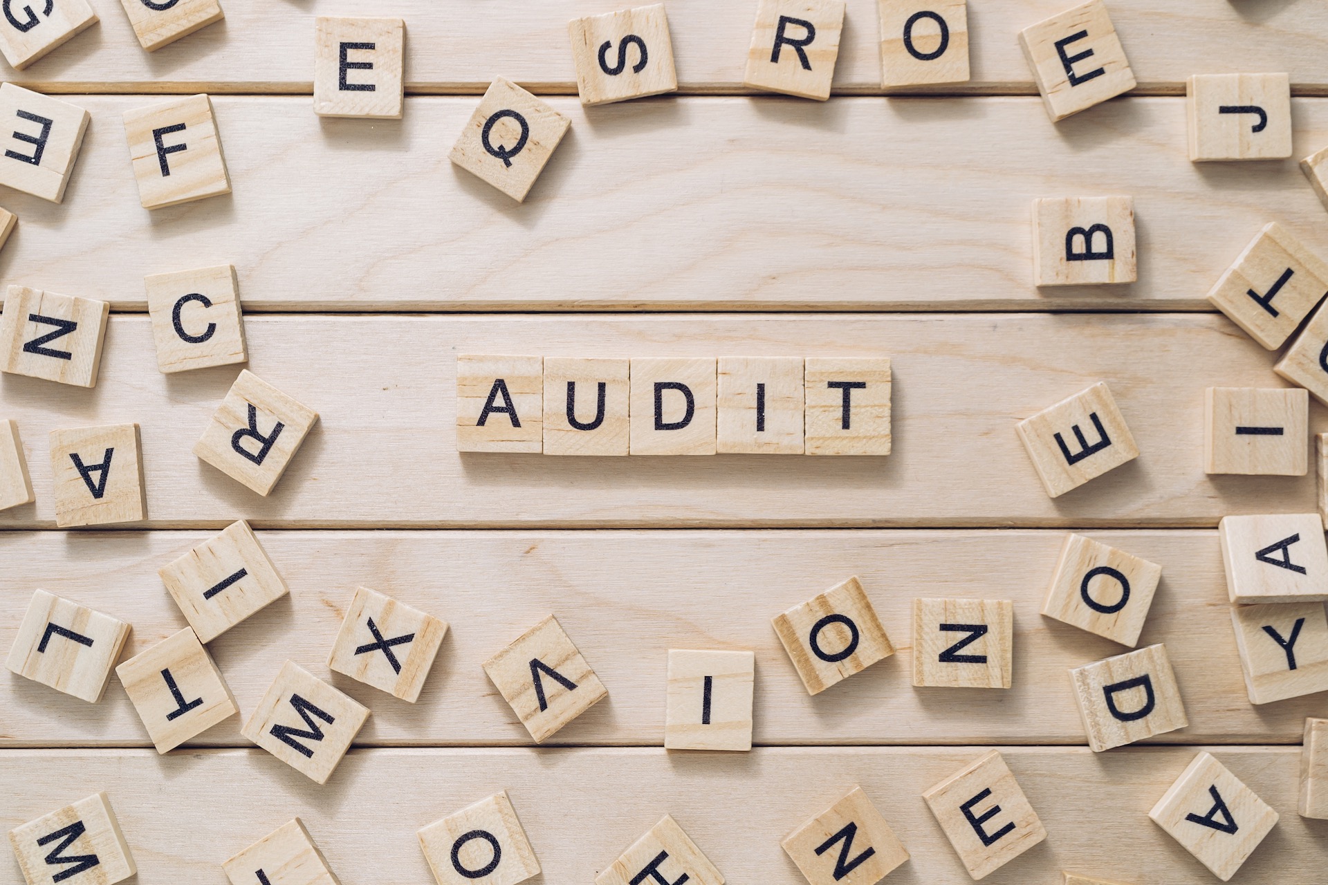 An image of the word audit.