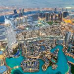 Stock image taken over UAE city